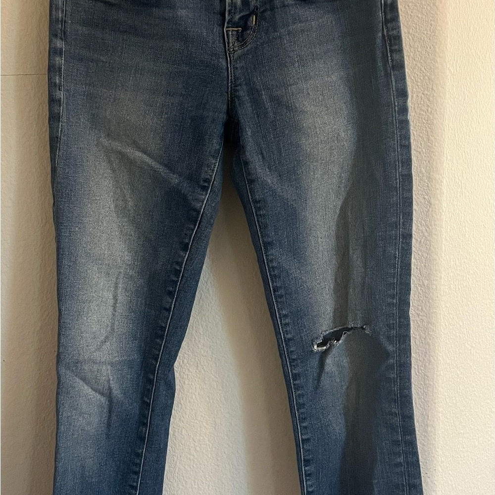 J Brand Women's Distressed Blue Skinny Jeans